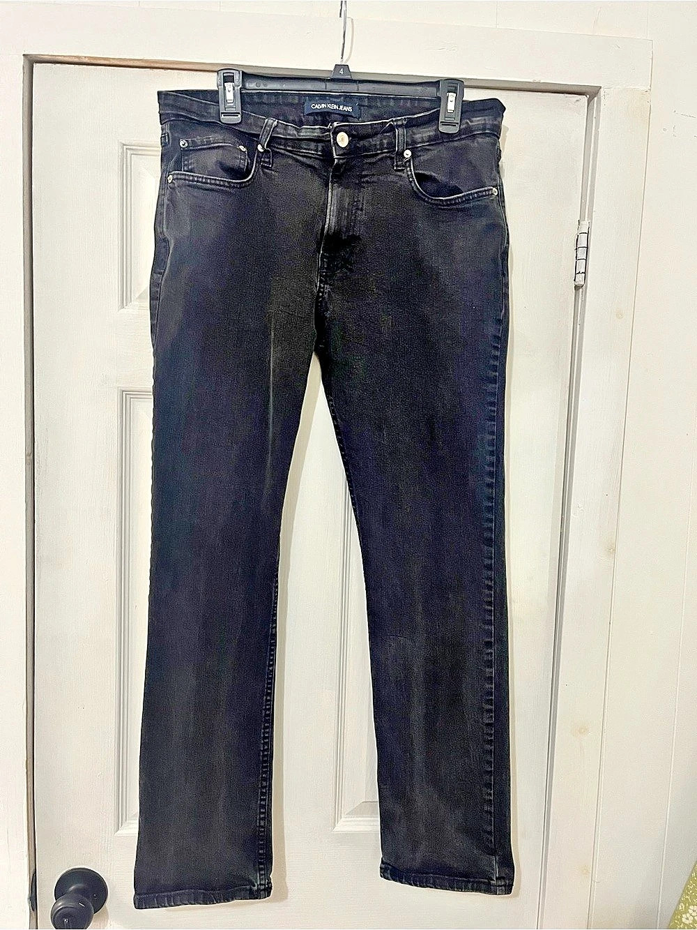 Calvin Klein Jeans Black Slim Jeans Waist 34x32